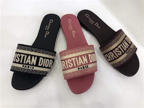 slipper dior|christian Dior slippers for women.